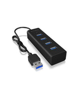 ICY BOX IB-HUB1409-U3 USB 3.2 Gen 1 (3.1 Gen 1) Type-A 5000 Mbit/s Black