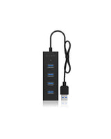 ICY BOX IB-HUB1409-U3 USB 3.2 Gen 1 (3.1 Gen 1) Type-A 5000 Mbit/s Black