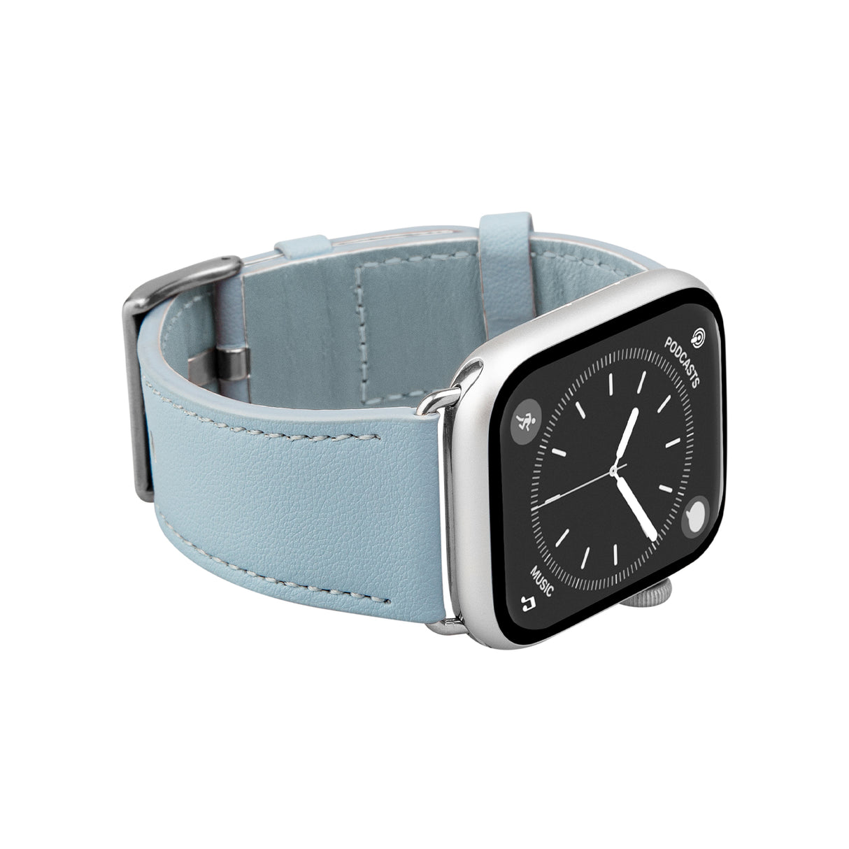 PURO E-Classic bånd til Apple Watch. Lyseblå
