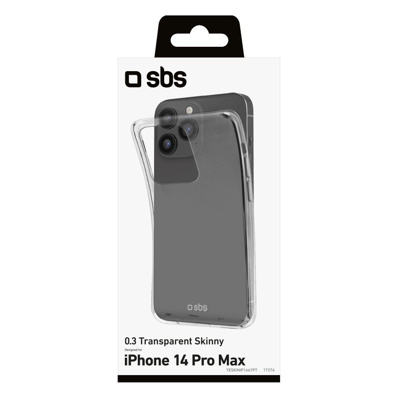 SBS Skinny cover til iPhone 14 Pro Max®. Gennemsigtig