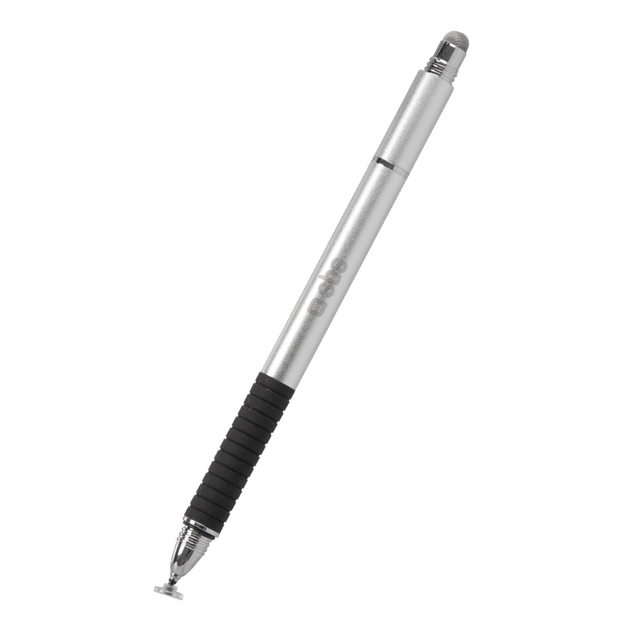 SBS kapacitiv pen til smartphones og tablets. Sølv/sort