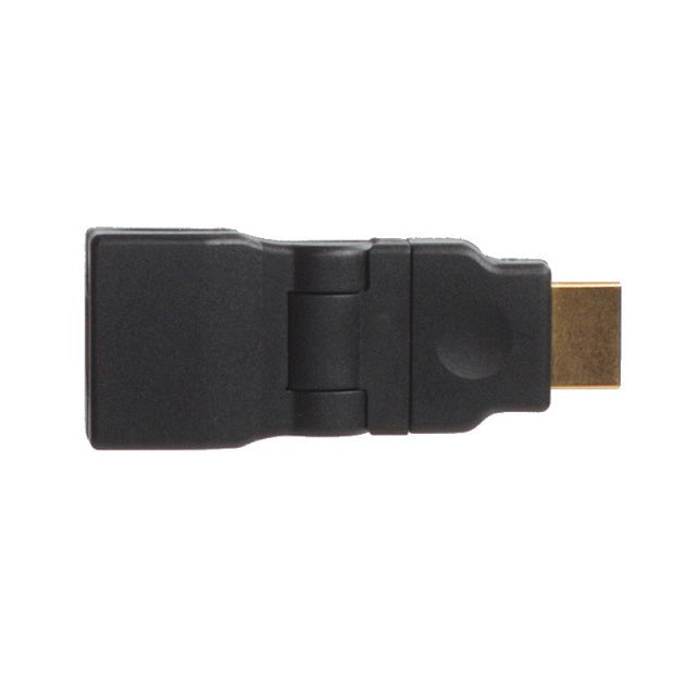 Connectech HDMI™ drejelig adapter 360°. Sort