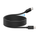 Sinox PRO USB C til Lightning magnetisk kabel. 1m. Sort