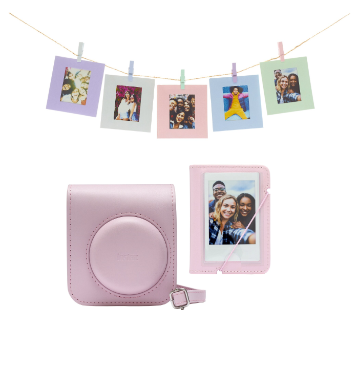 INSTAX Mini 12 Accessory Kit. Blossom Pink