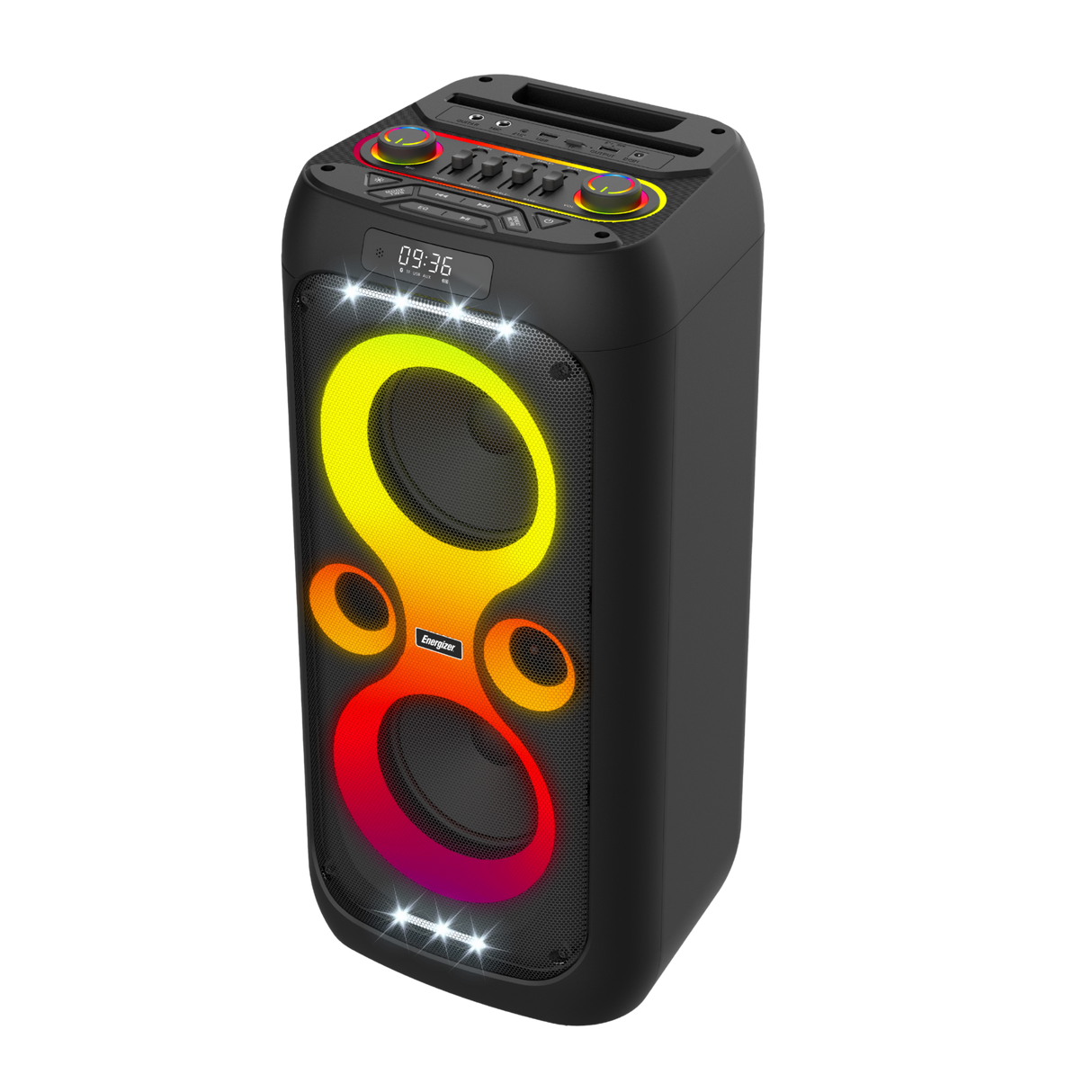 Energizer 50W trådløs festhøjttaler. Sort