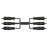 Connectech Component Video kabel. 2m. Sort