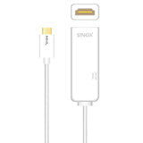 Sinox HDTV adapter. 0,2m. Hvid