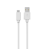 Sinox USB A til USB Micro kabel. 1m. Hvid