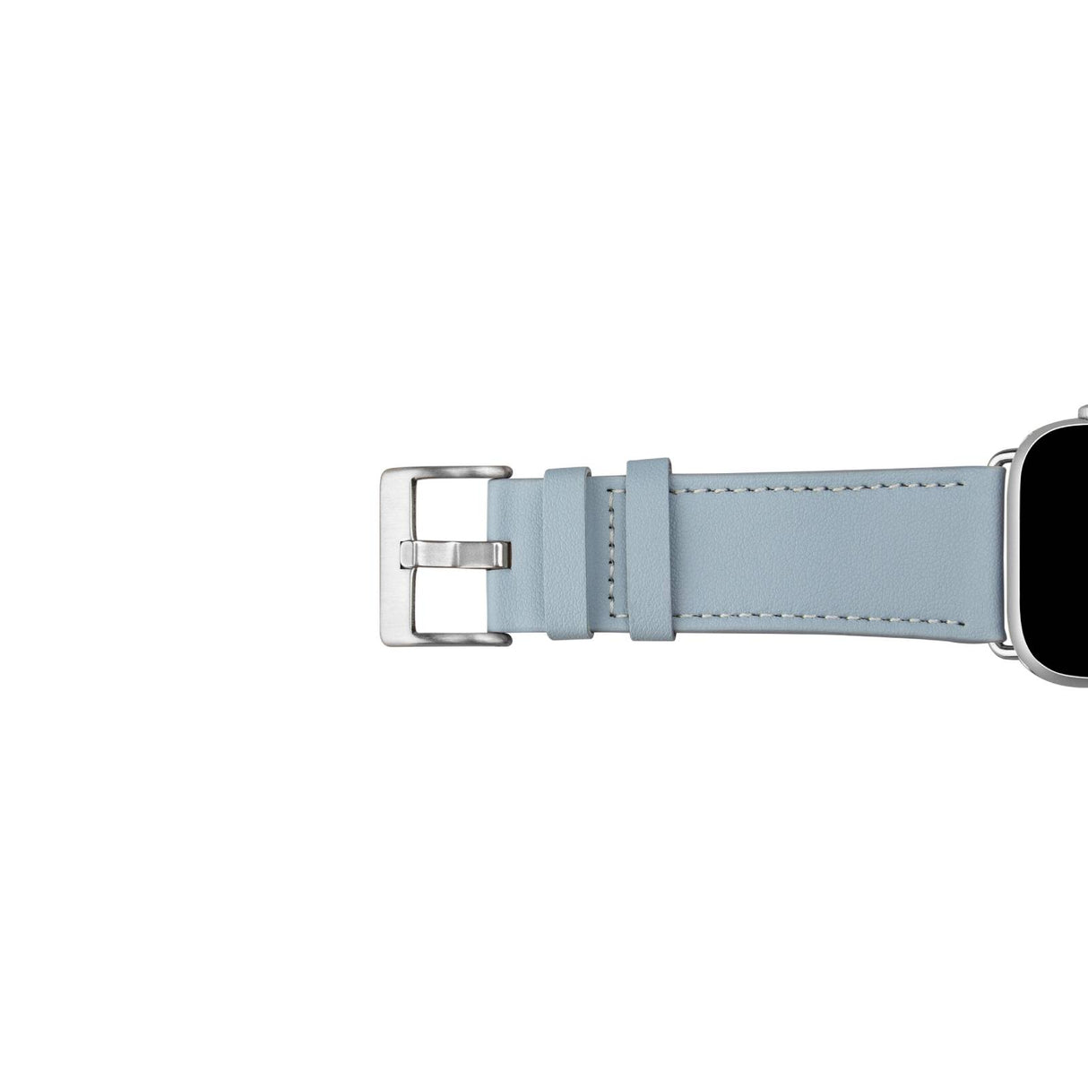 PURO E-Classic-rem til Apple Watch 42, 44, 45, 46, 49 mm. Lyseblå