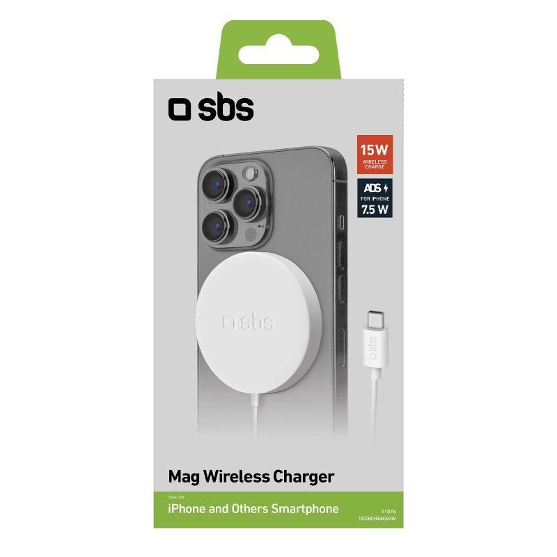 SBS 15W trådløs oplader