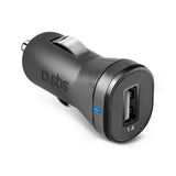 SBS biloplader med 1A USB A. Sort