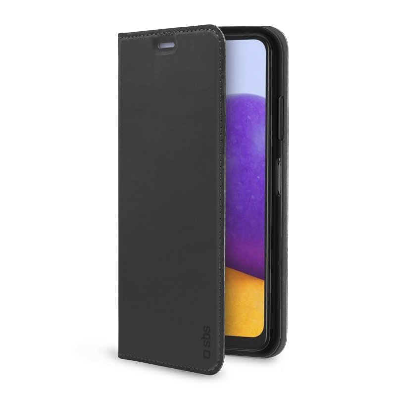 SBS Book Wallet Lite cover til Samsung Galaxy A22 5G®. Sort