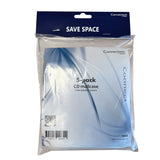 Selek CD etui. 5-pak. Gennemsigtig