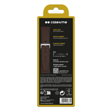SBS Eco Leather urrem til Apple Watch 42/44/45/49mm. Brun