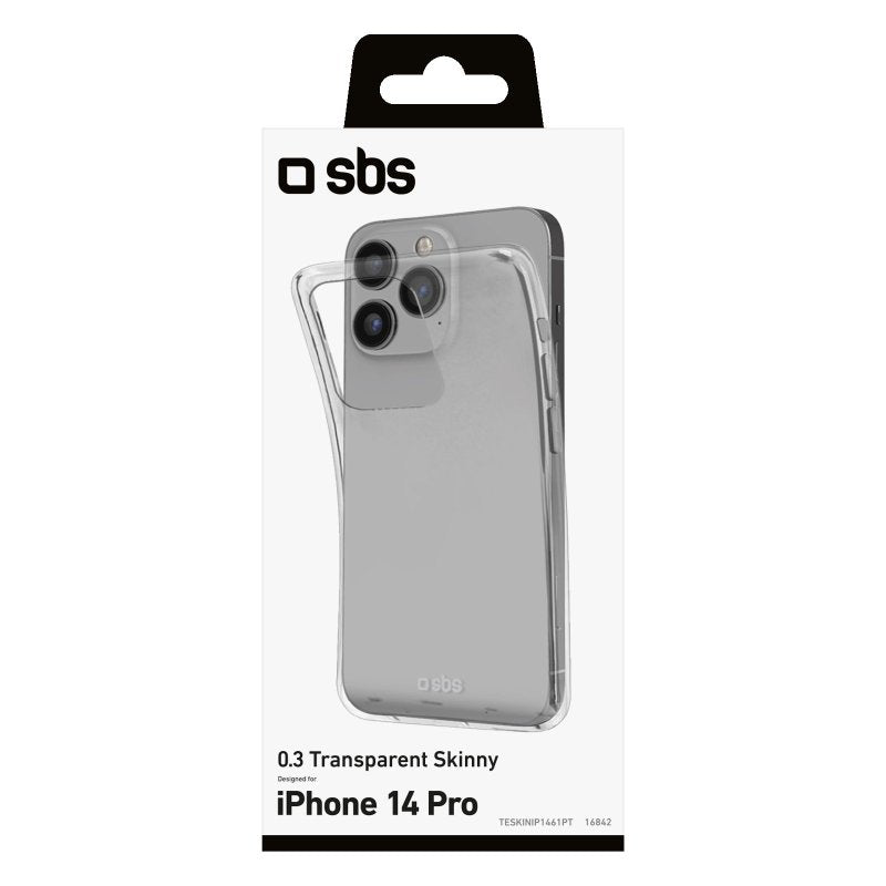SBS Skinny cover til iPhone 14 Pro®. Gennemsigtig
