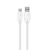 Sinox PRO USB C til USB A kabel. 3m. Hvid