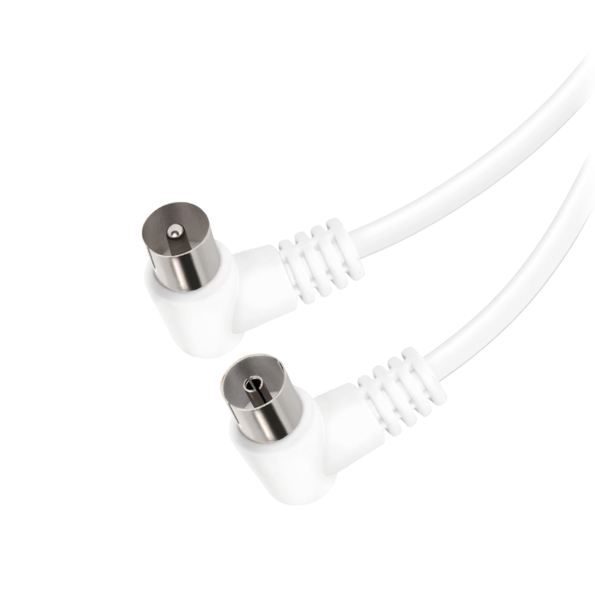 Vivanco 90dB antennekabel med vinklede stik