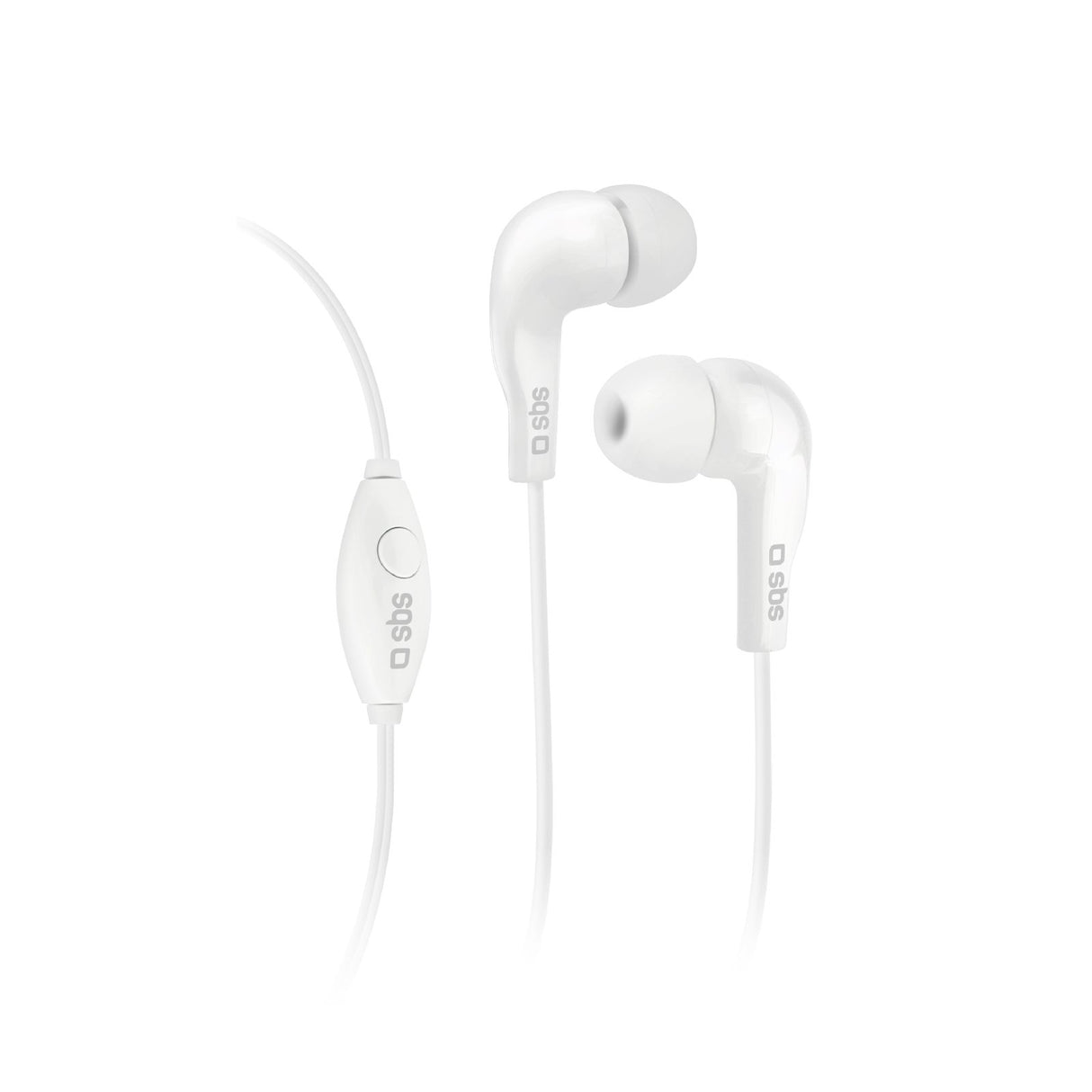 SBS In Ear Stereo Earset Studio Mix 10. Hvid