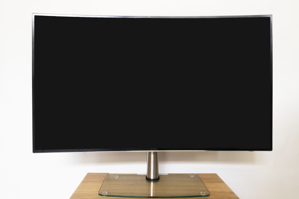 Sinox StandView TV bordstand med drejbar top. 26"-55". Alu finish