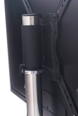 Sinox StandView TV gulvstand med hjul og drejbar top. 26"-65". Alu finish