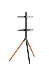 Sinox Tripod TV gulvstand med drejbar top. 45"-65". Mørkt træ/sort