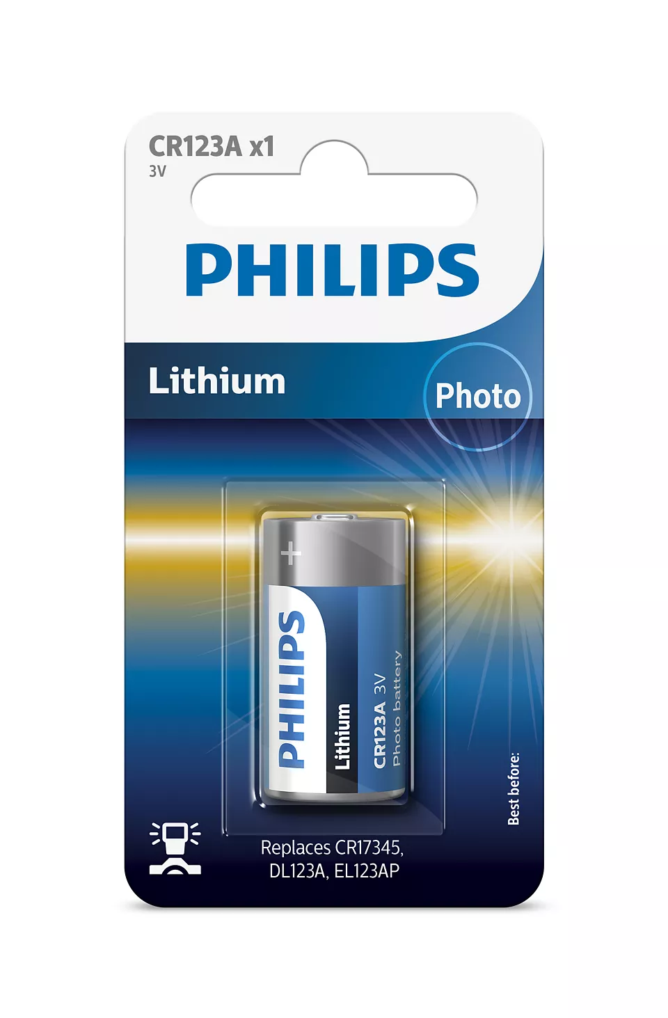 Philips Lithium CR123A