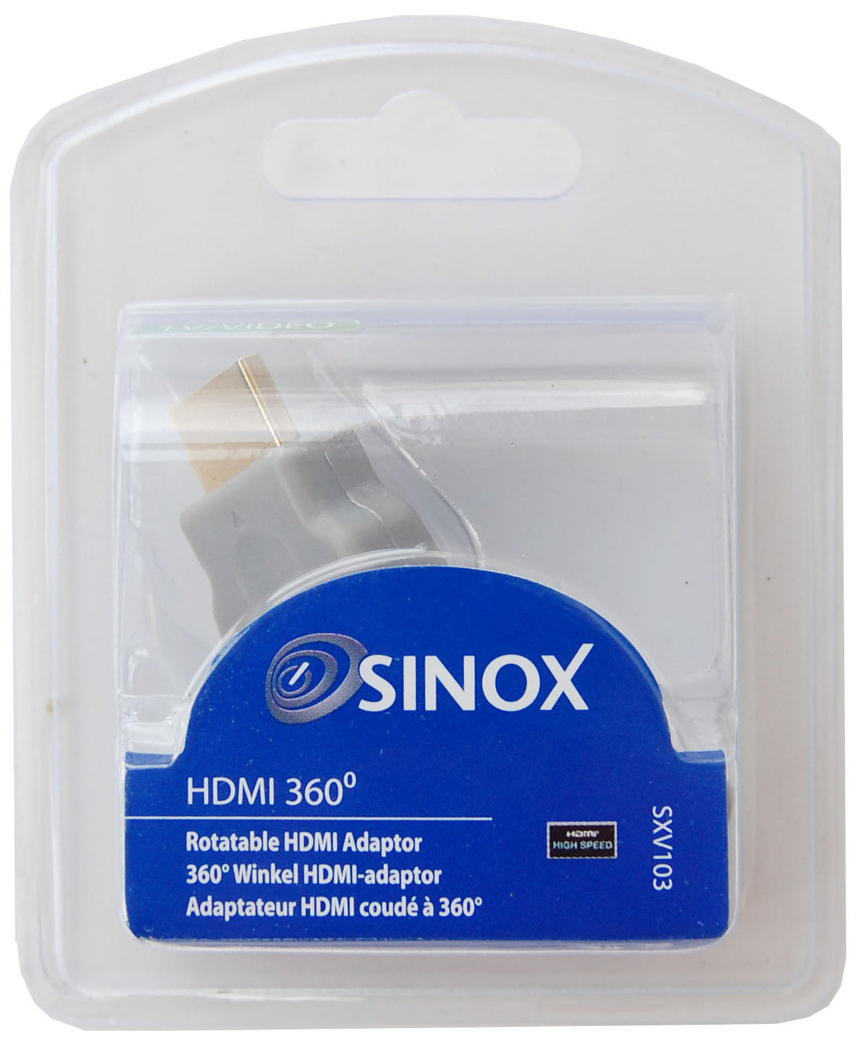 Sinox drejbar HDMI™ adapter. Grå