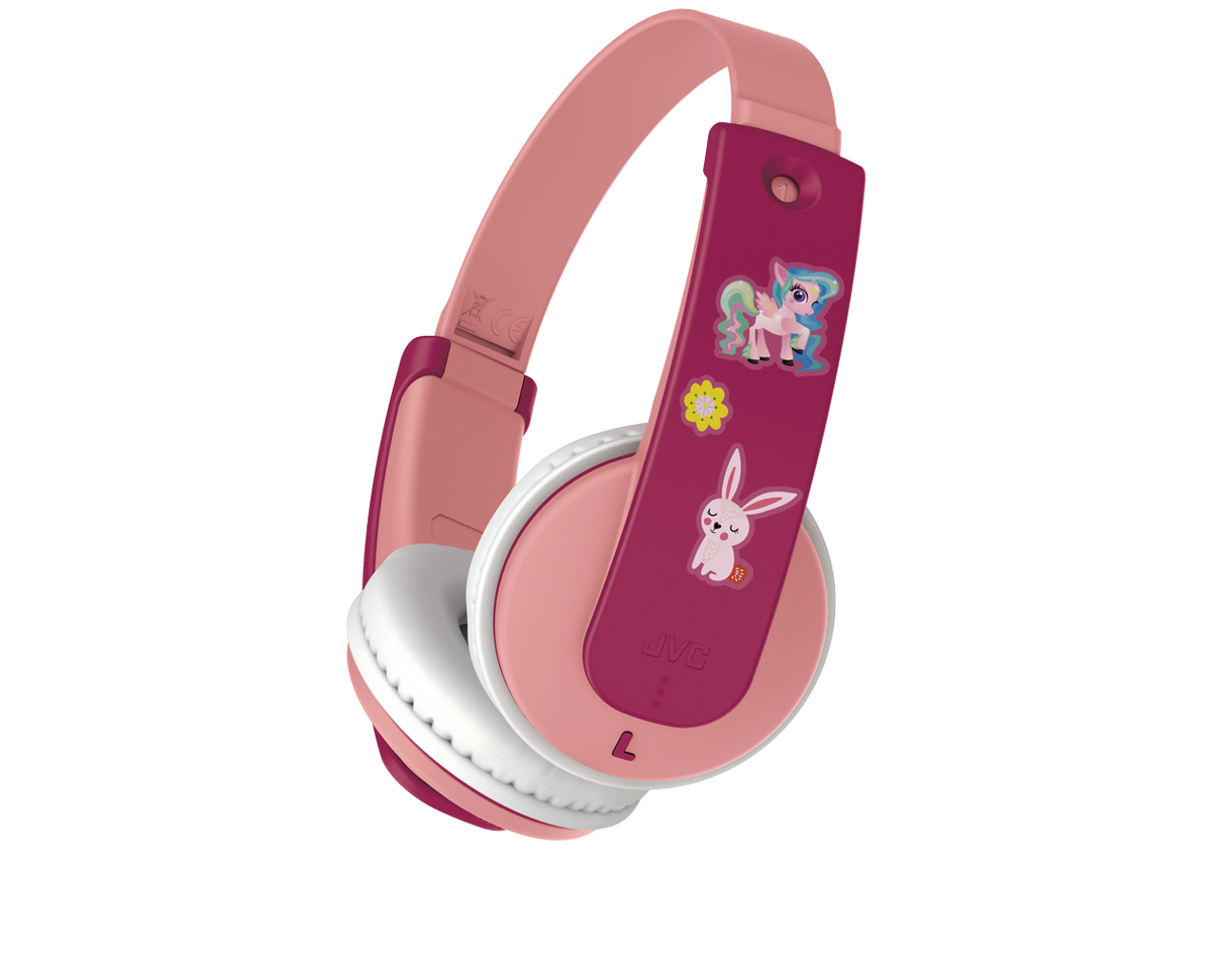 JVC Tinyphone trådløs børnehovedtelefon. Lyserød