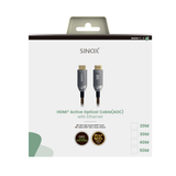 Sinox PRO X HDMI™ Optisk kabel 8K60Hz+E. 40m. Sort
