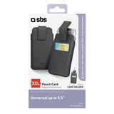 SBS universel lomme til mobil op til 5,5". Sort