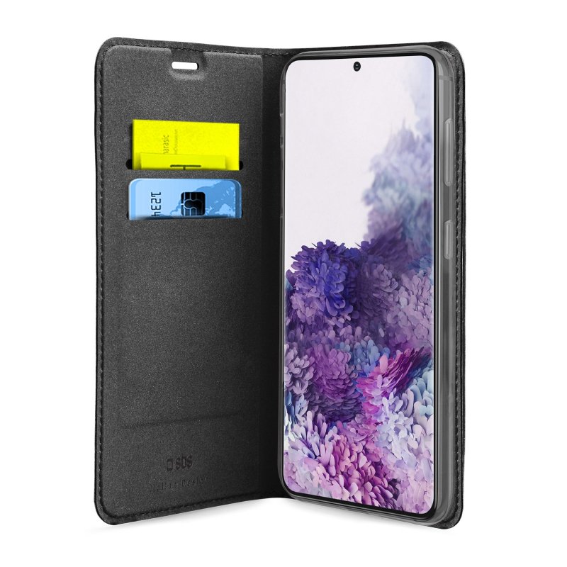 SBS Book Wallet Lite cover til Samsung Galaxy S21+®. Sort