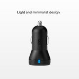 SBS biloplader med 1A USB A. Sort