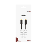 Sinox DisplayPort™ HDMI™ kabel. 2m. Sort