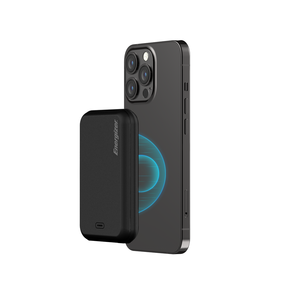 Energizer 15W magnetisk trådløs powerbank. Sort