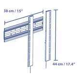 Sinox TV-vægbeslag. 32"-50". Alu