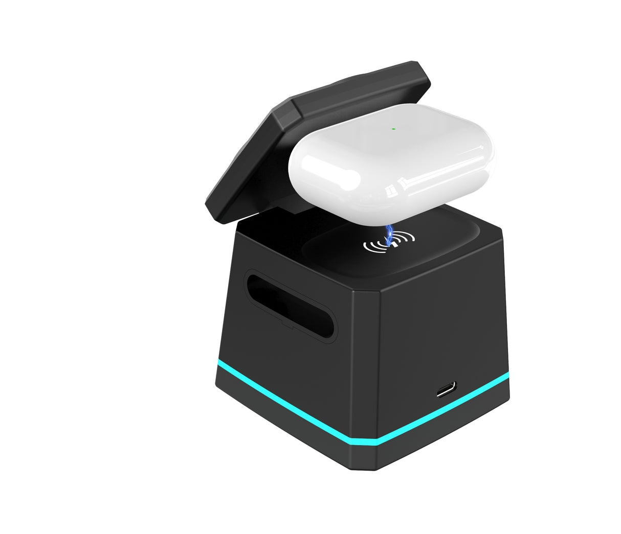 Energizer All-in-One trådløs opladningsdock. Sort