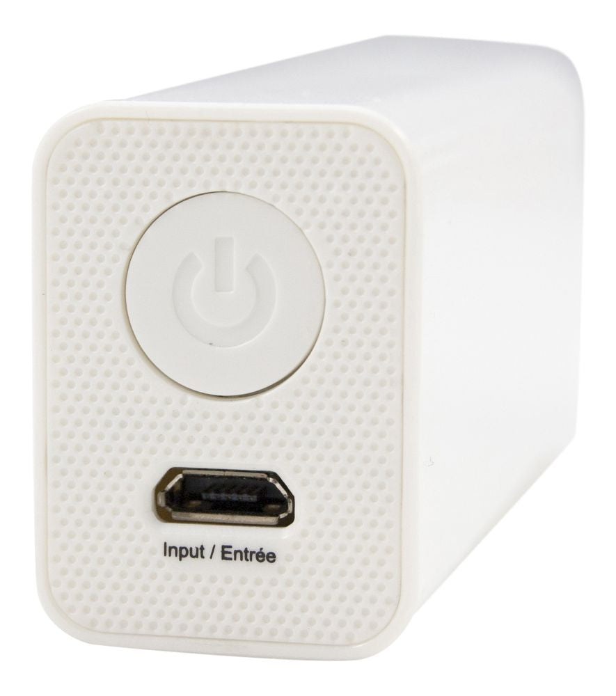 Sinox Power Bank 2600 mAh. Hvid