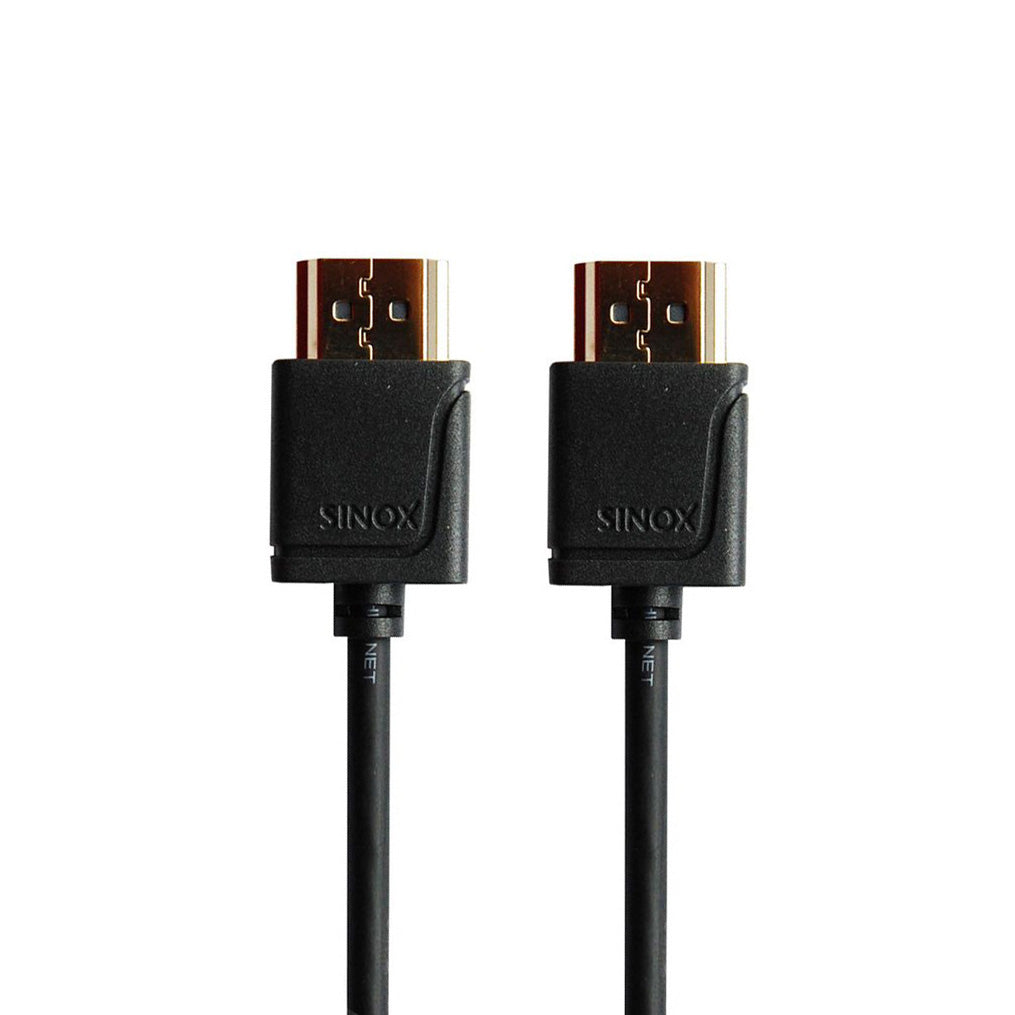 Sinox Ultra tyndt HDMI™ Full HD kabel. 1m. Sort