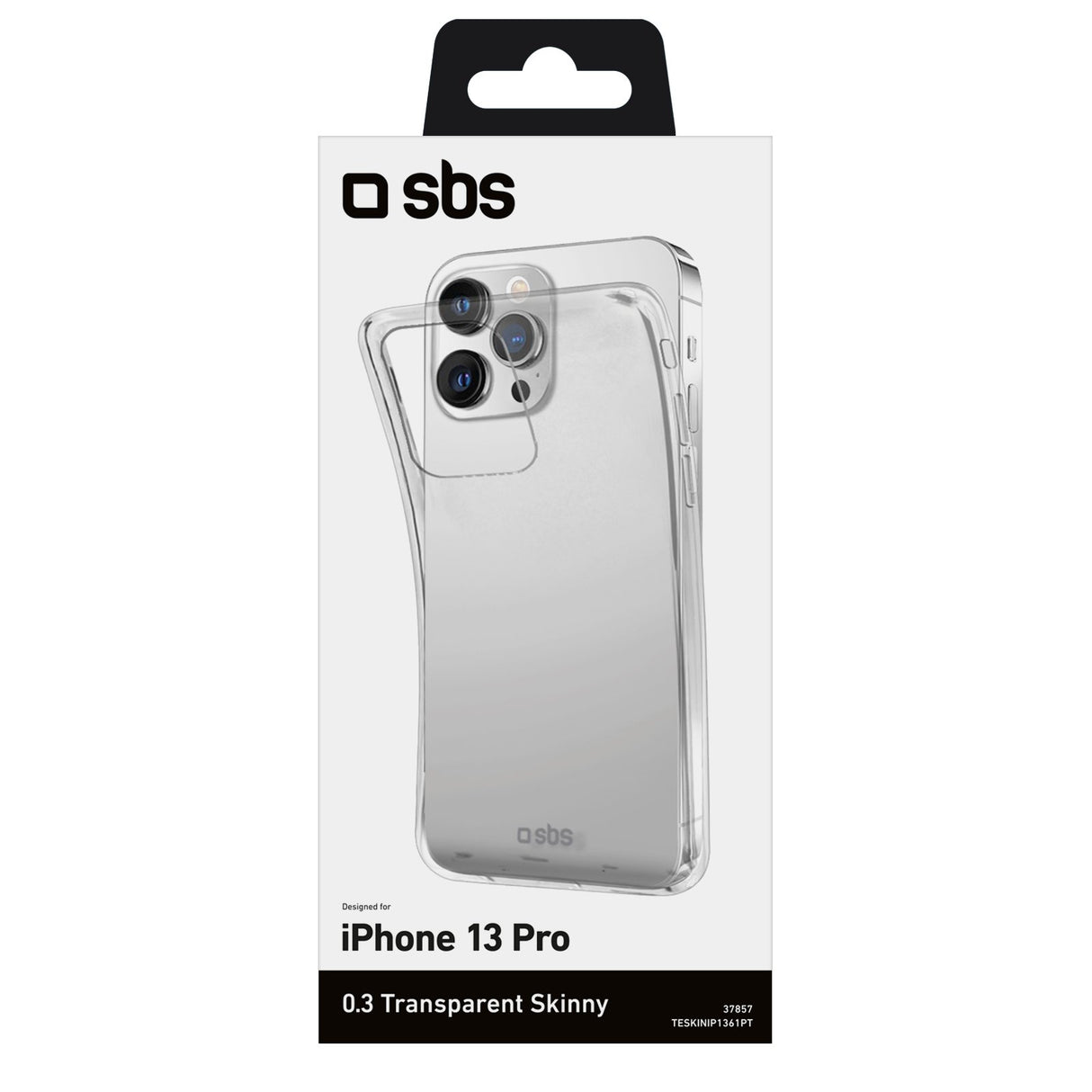 SBS Skinny cover til iPhone 13 Pro®. Gennemsigtig
