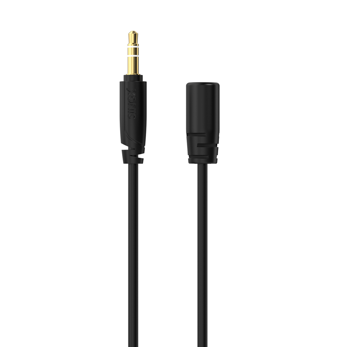 Sinox PRO 3,5mm mini jack forlængerkabel. 3m. Sort