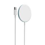 PURO magnetisk oplader USB-C MagSafe. Blå