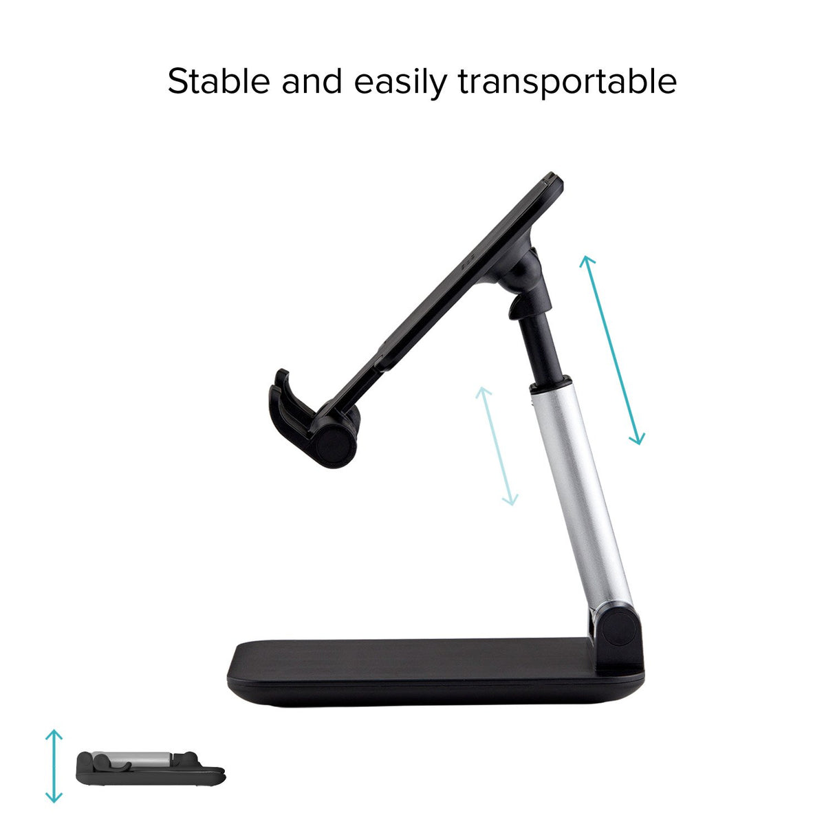 SBS transportablet bordstativ til smartphones op til 12"