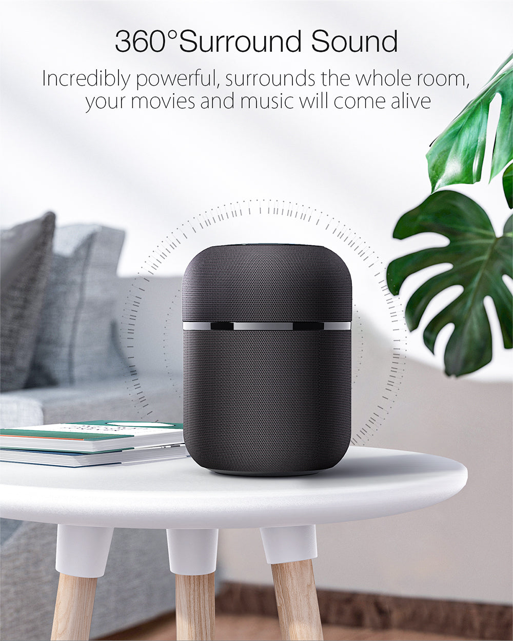 Sinox Sonitus 360 XL højttaler. Sort