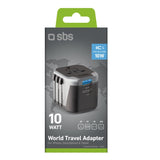 SBS Universal rejseadapter 12W