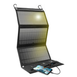 SBS transportabel oplader med solceller. 21W