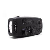 Sinox kompakt nødradio. Sort