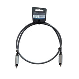 Sinox Optisk kabel. 0,75m. Sort
