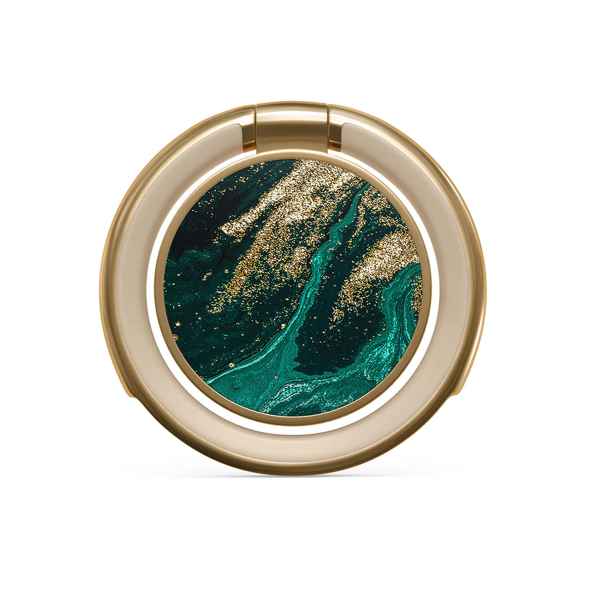 Burga Gold Emerald Pool Ring Holder
