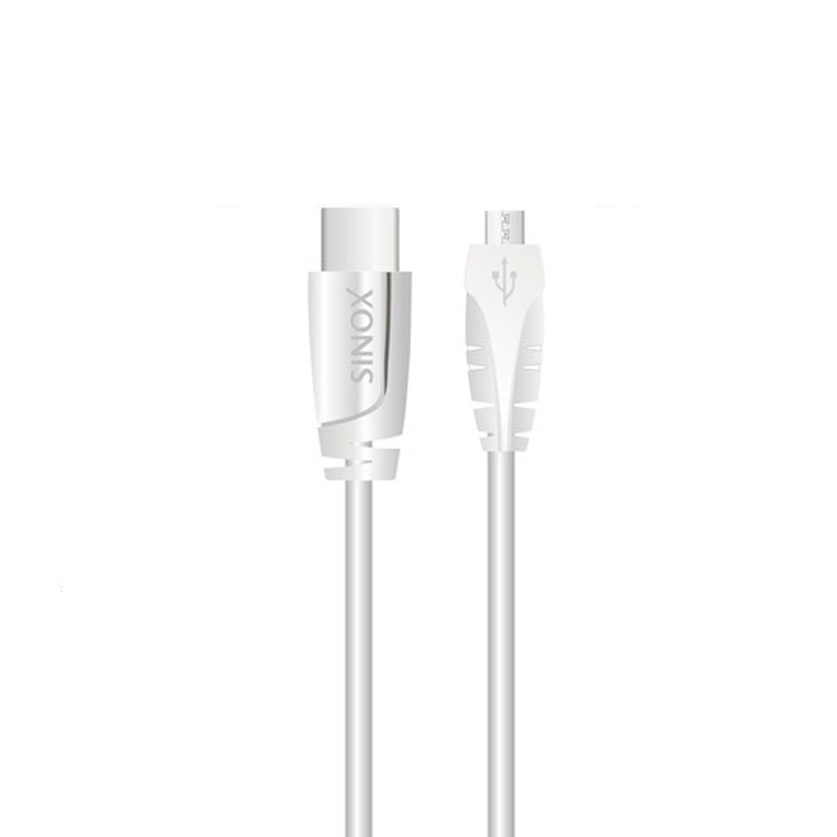 Sinox USB C til Micro USB kabel. 1m. Hvid