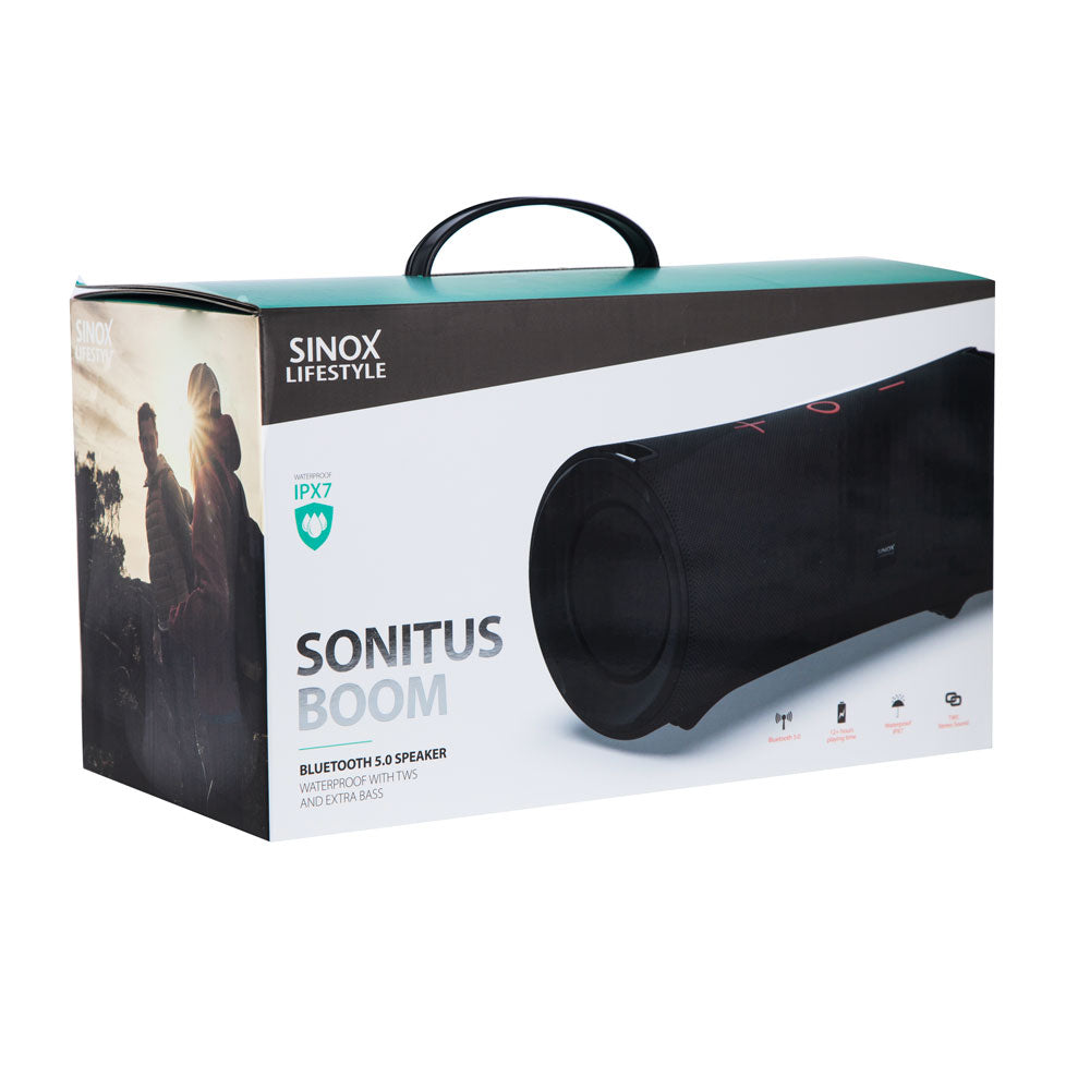 Sinox Sonitus Boom højttaler. Sort